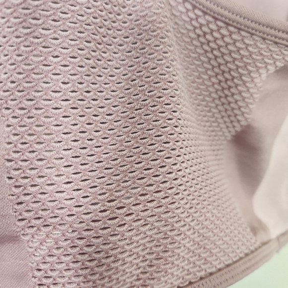 Fabletics × Demi Lovato Courtney Midi Bra Size Medium Pink Racerback - Picture 5 of 14